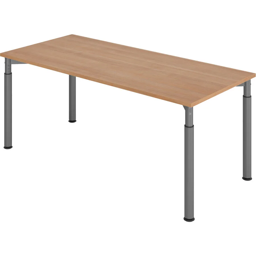 Schreibtisch Office nussbaum Holzwerkstoff B 180 T 80 cm