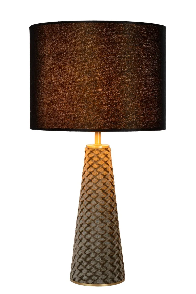 Lucide - Extravaganza Velvet 47cm - Bordslampa - Svart