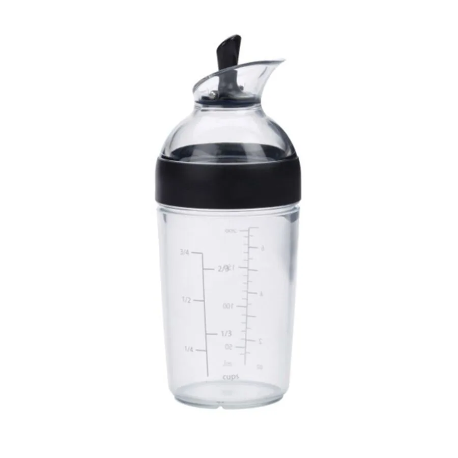 Salatdressingshaker Oxo Schwarz Kunststoff 7 cm 12 cm - Farbe: Weiß - Material: 60% Polyester, 40% Lyocell, mit Reissverschluss