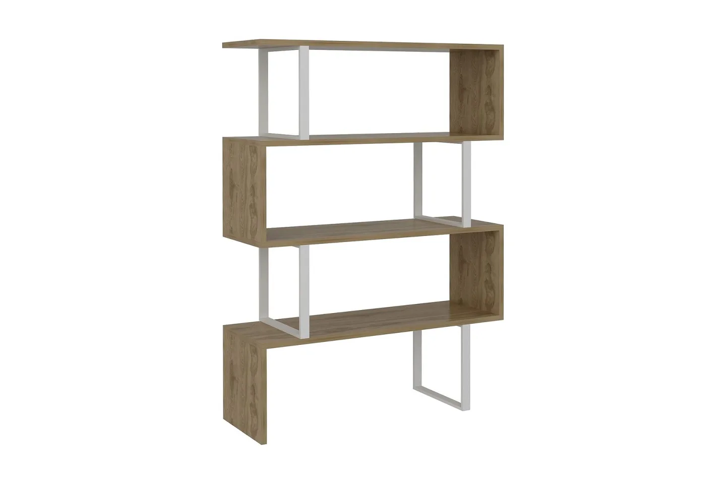 Hejde Bokhylla 92 cm - Brun/Vit