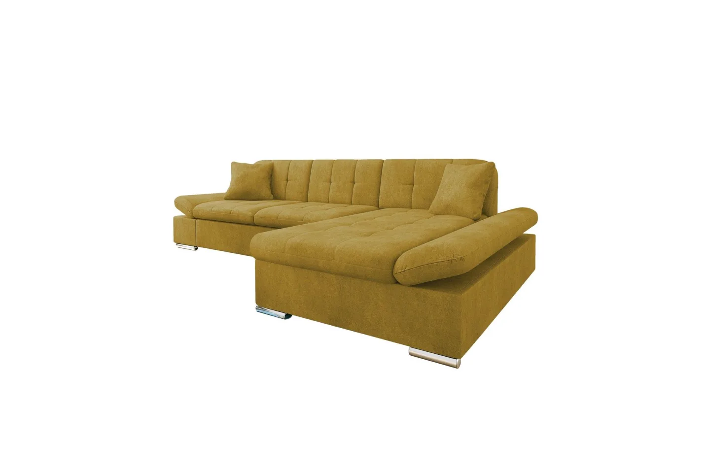 Vananda Soffa med Divan 3-sits - Gul