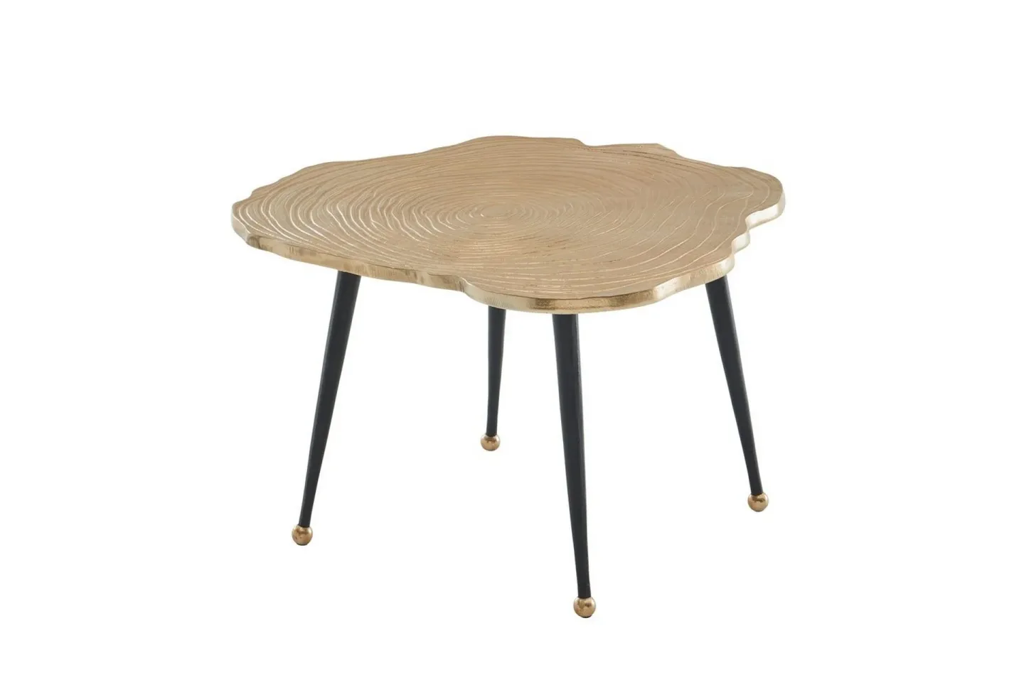 Soffbord Wohnling Träskiva Stil Metall Modern med Metallben -