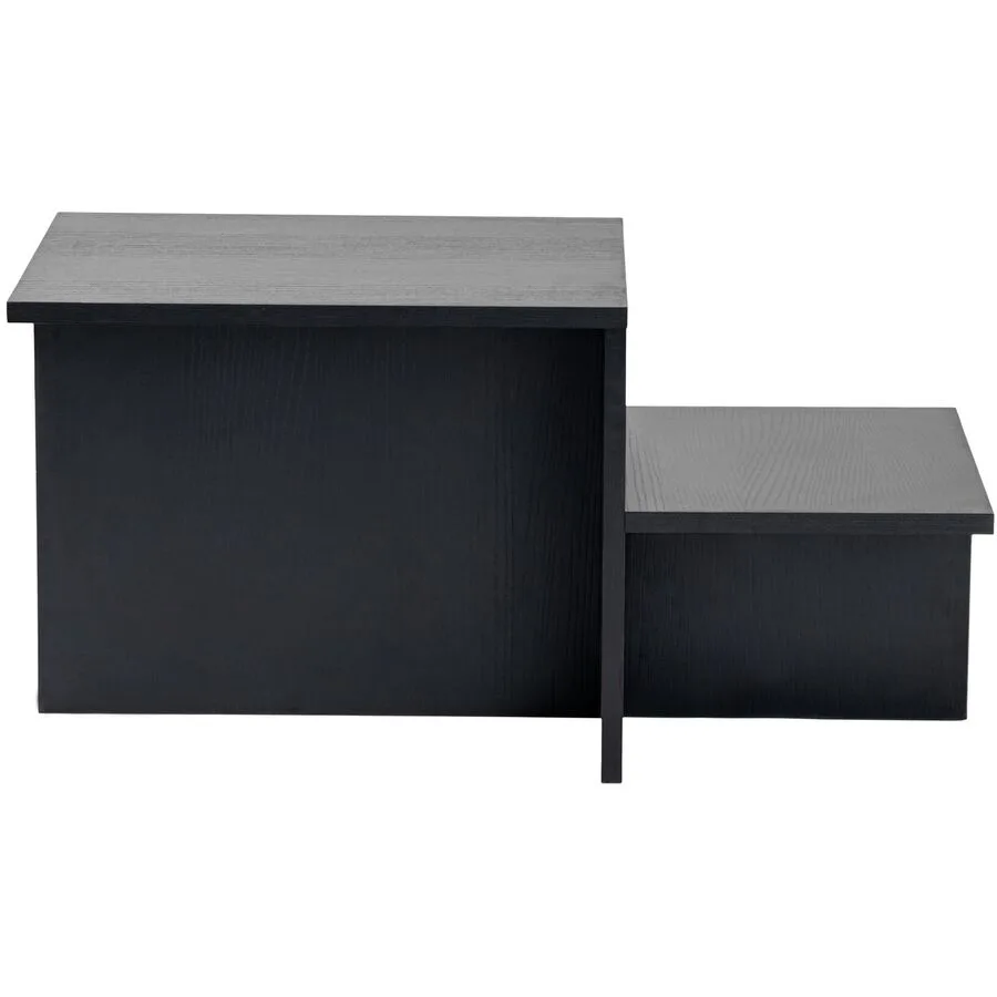 Salontisch Georis schwarz Holzwerkstoff B 80 H 40 cm