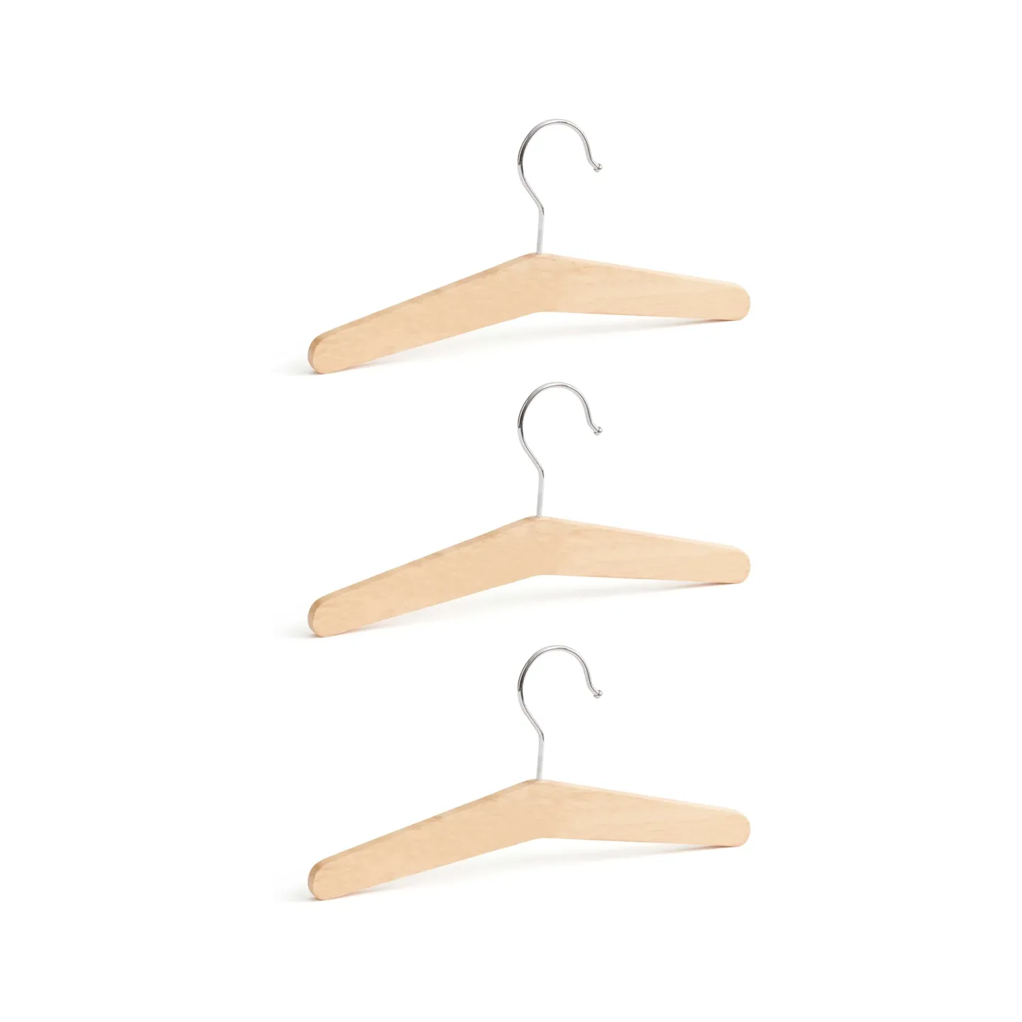 Kid's Concept Saga blonde Kleiderbügel 3er-Pack Buche