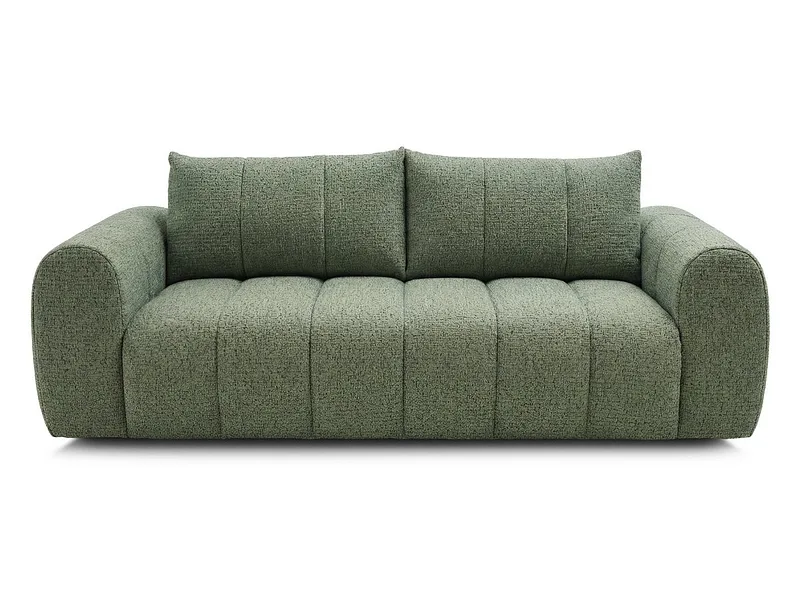 3er Sofa BOBOCHIC NESTY Stoff chiniert hellgrün