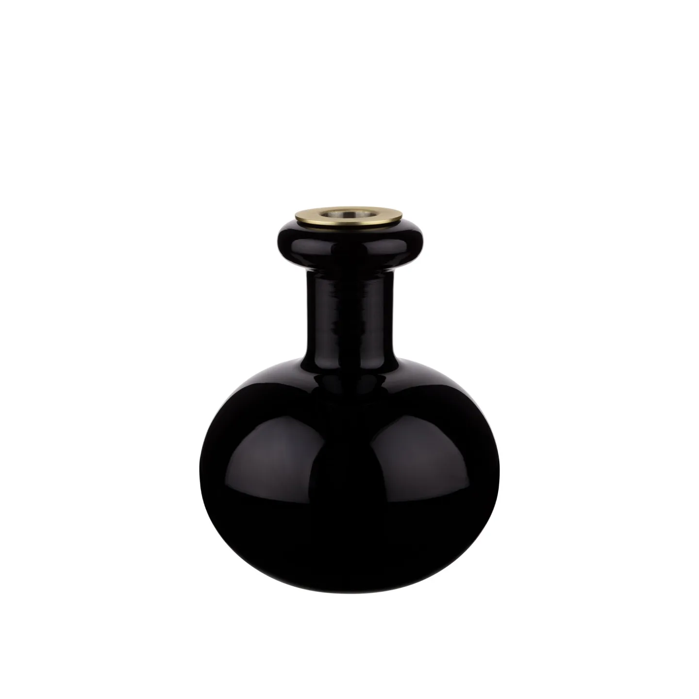 Marimekko - Butticula ljushållare black - Ljusstakar - Carina Seth Andersson - Svart - Glas