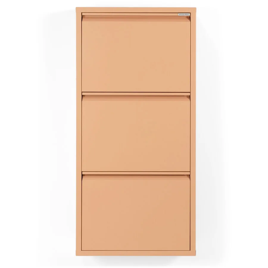 Spinder Design Schuhschrank Hesta terracotta Stahl B 50 H 103 cm