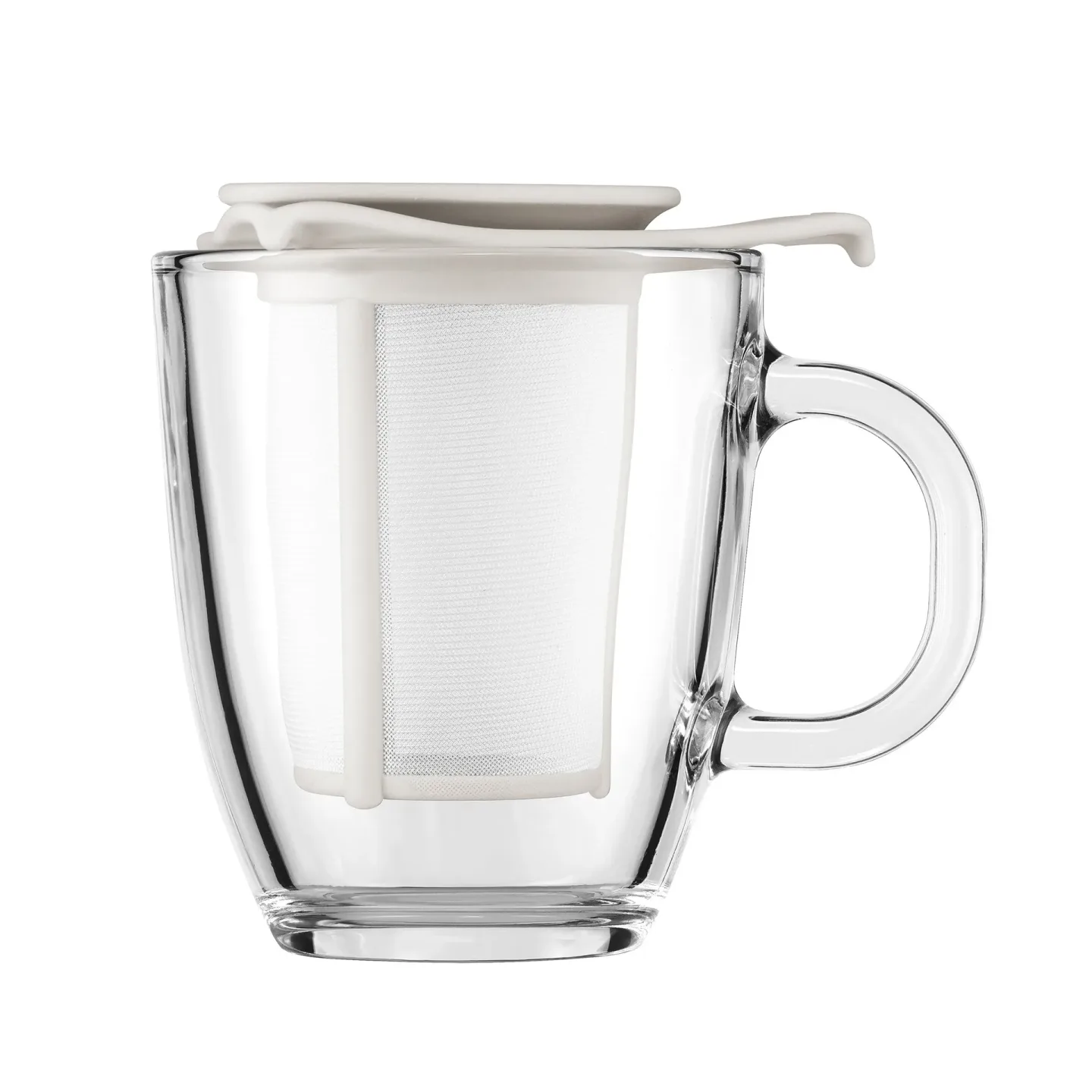 Bodum Yo-Yo tekopp med sil vit