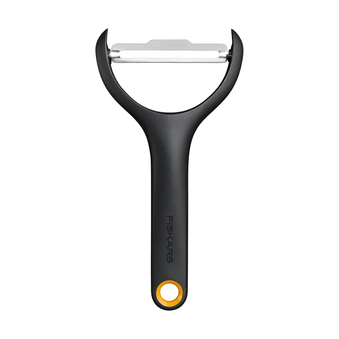 Fiskars Functional Form Sparschäler Schwarz, Gemüseschäler, Y-förmig