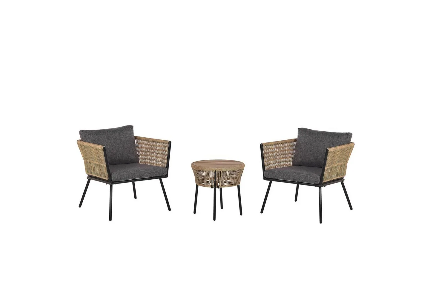 Cafeset Gargano Brun/grå - Brun/grå