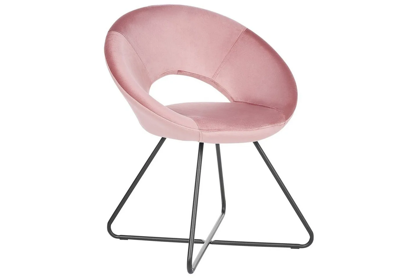 Matstol Rachel - Rosa, Svart