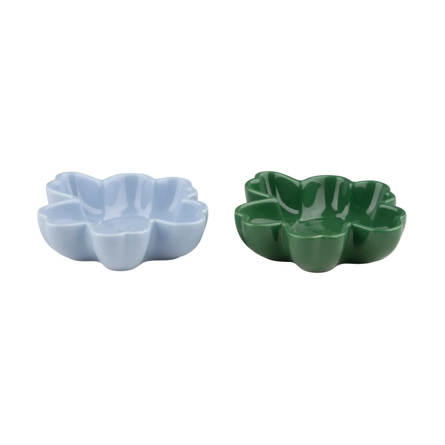 Marimekko Unikko Shape Schale Ø11 cm 2-teilig Light blue-green