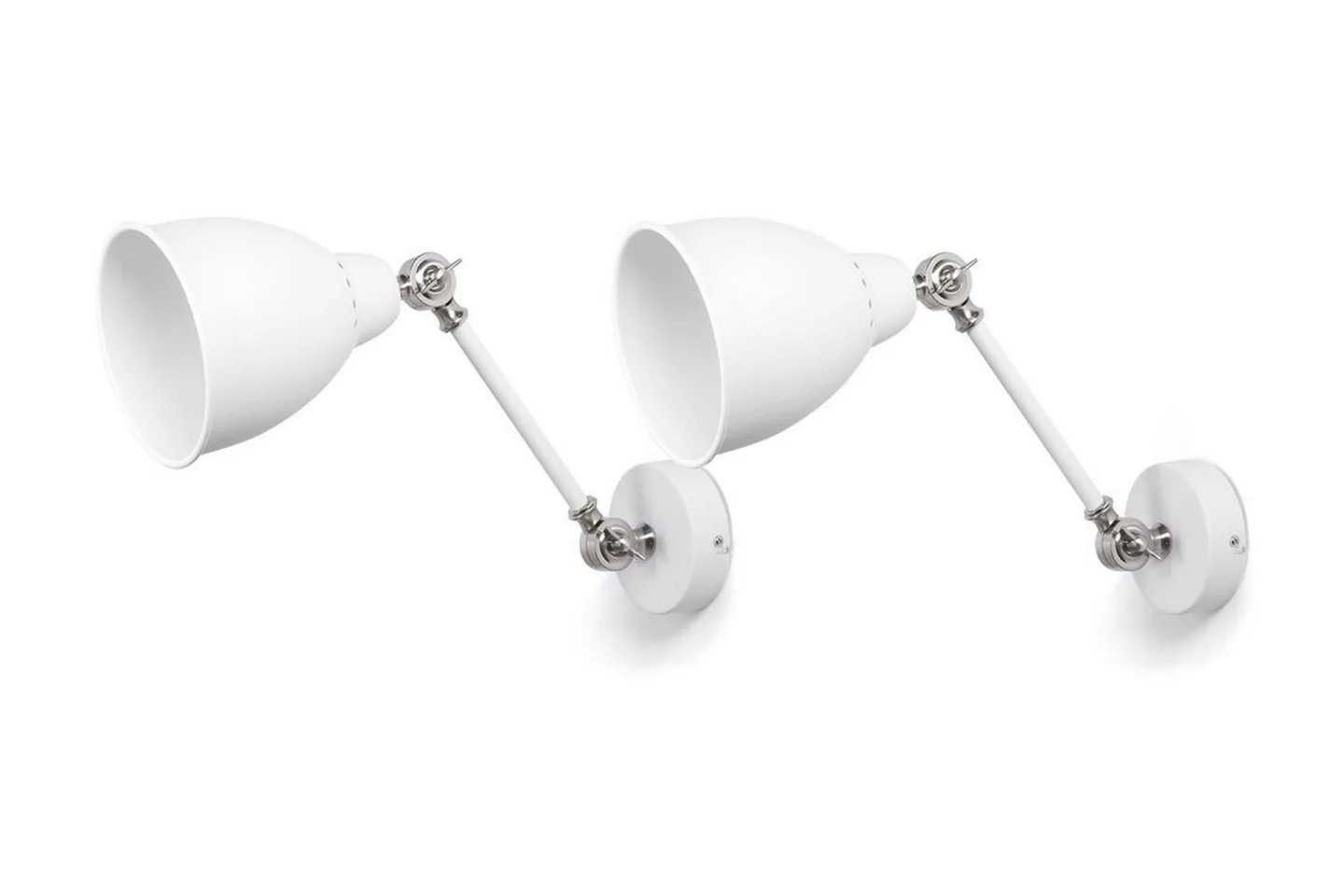 Tillatoba Vägglampa M 2-pack - Vit
