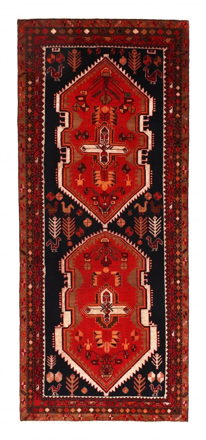 Orientalsk teppe Hamedan 305 x 128 cm