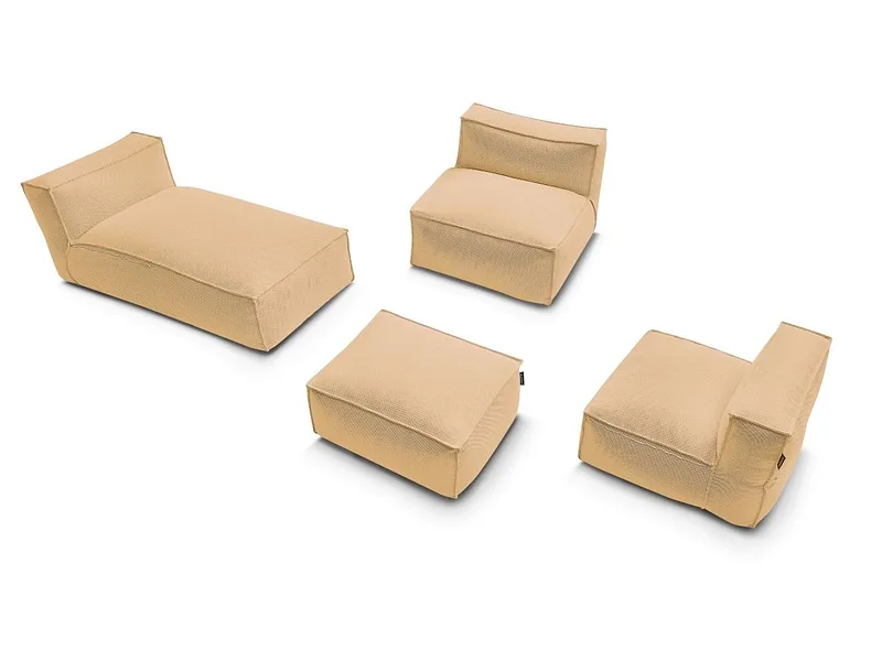 BOBOCHIC Garten-Set BIARRITZ Stoff chiniert orange