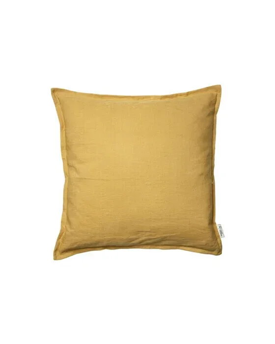 Classic linen pudebetræk okker