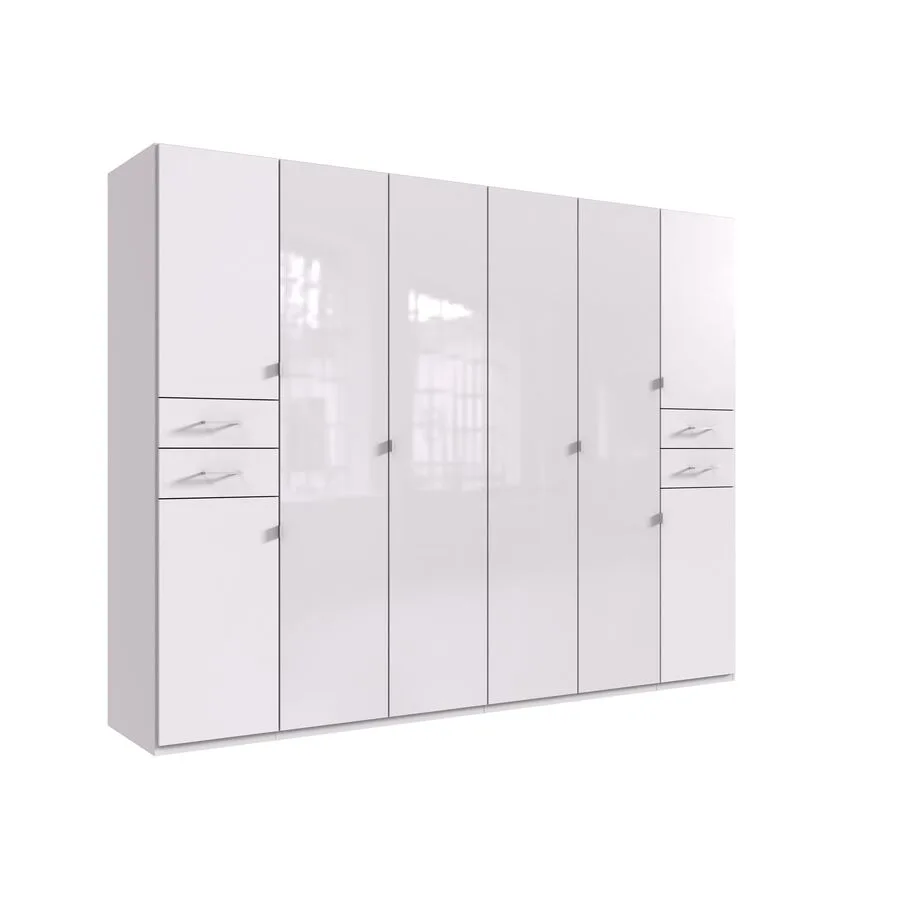 Kleiderschrank Dragon weiss Holzwerkstoff B 270 cm