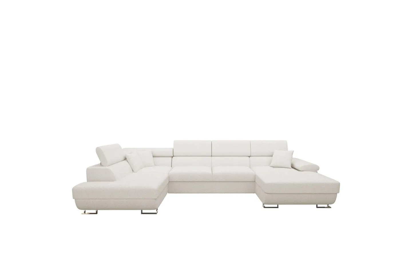Reginia Soffa med Divan och Schäslong 4-sits - Vit