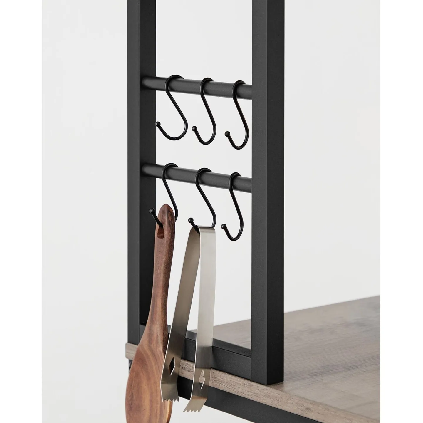 Garderobe VASAGLE Grau Metall - Material: Stahl - Garderobe