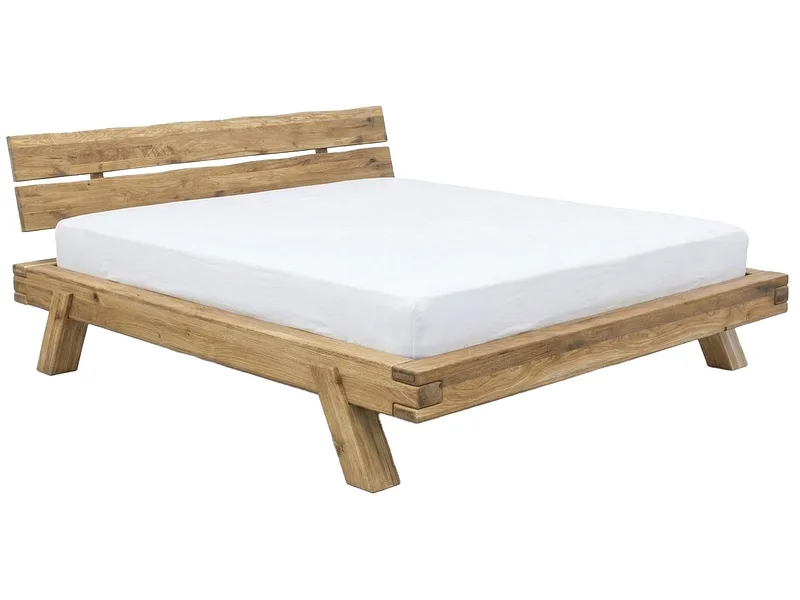Bett BEAM 160x200cm massives holz eiche