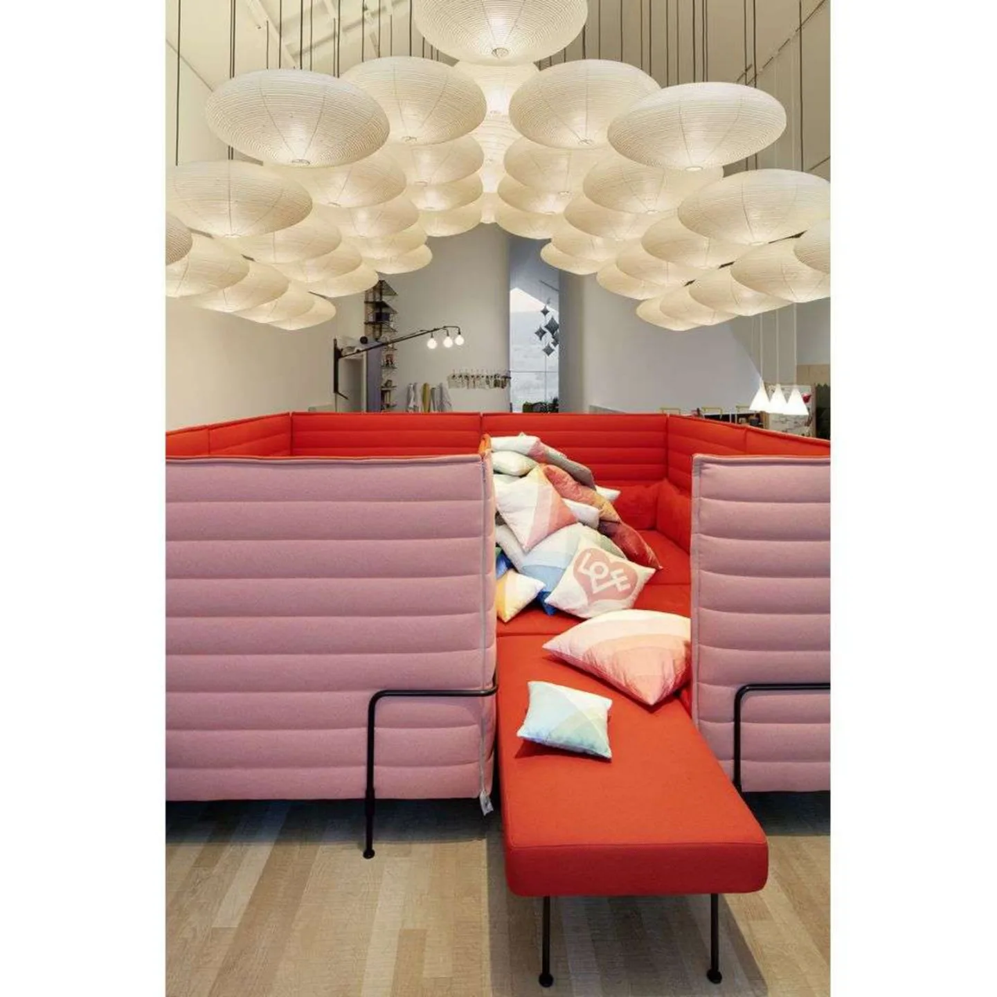 Akari 26A Pendelleuchte - Vitra - Wohnzimmer - Papier / Karton