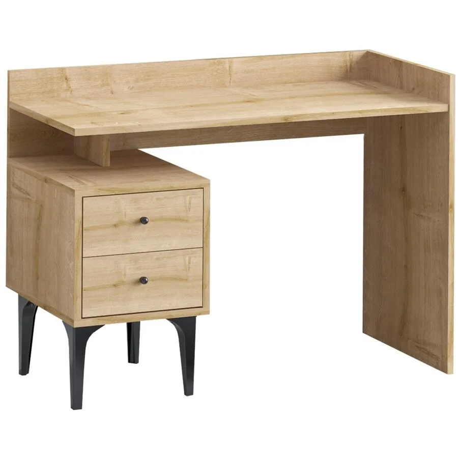 Schreibtisch Yemek eiche Melamin B 100 T 45 cm