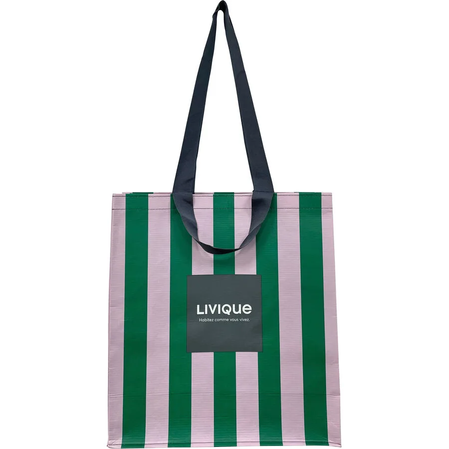 Tasche Shopping farbig Polyester B 39 H 15 cm