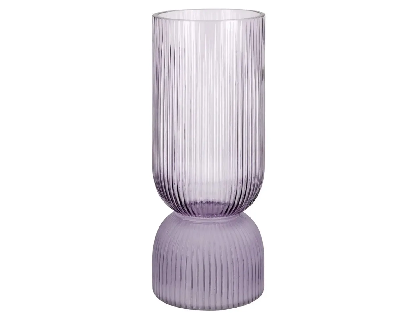 Gilde Glasvase Lila H: 26 cm | Schubiger Möbel