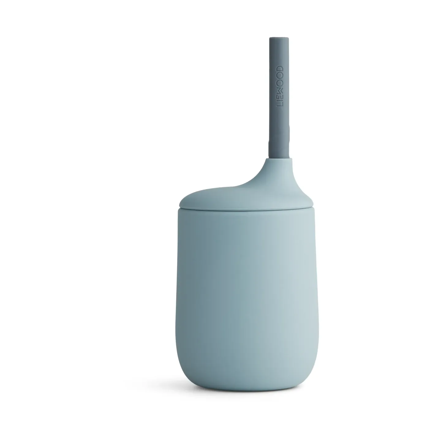 Liewood Ellis sippy cup Trinklernbecher mit Strohhalm 23 cl Sea blue-blue wave mix