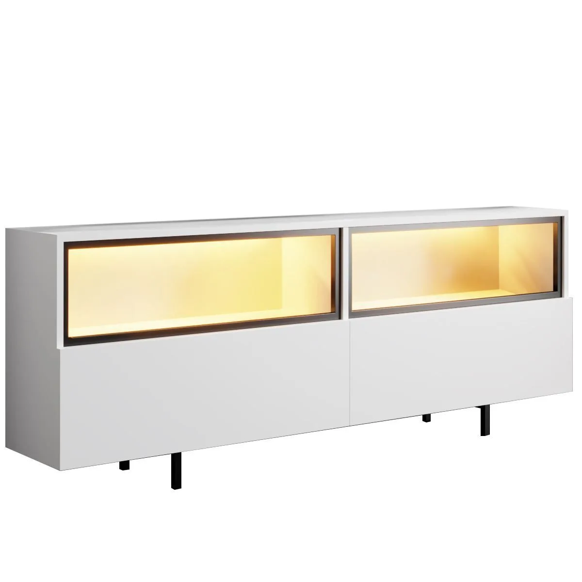 Cielieucel TV-bänk 180 cm - Vit