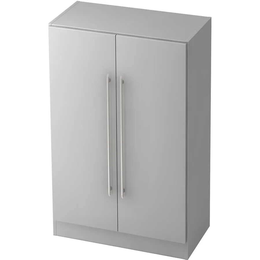 Aktenschrank Office Grau Holzwerkstoff B 80 H 127 cm