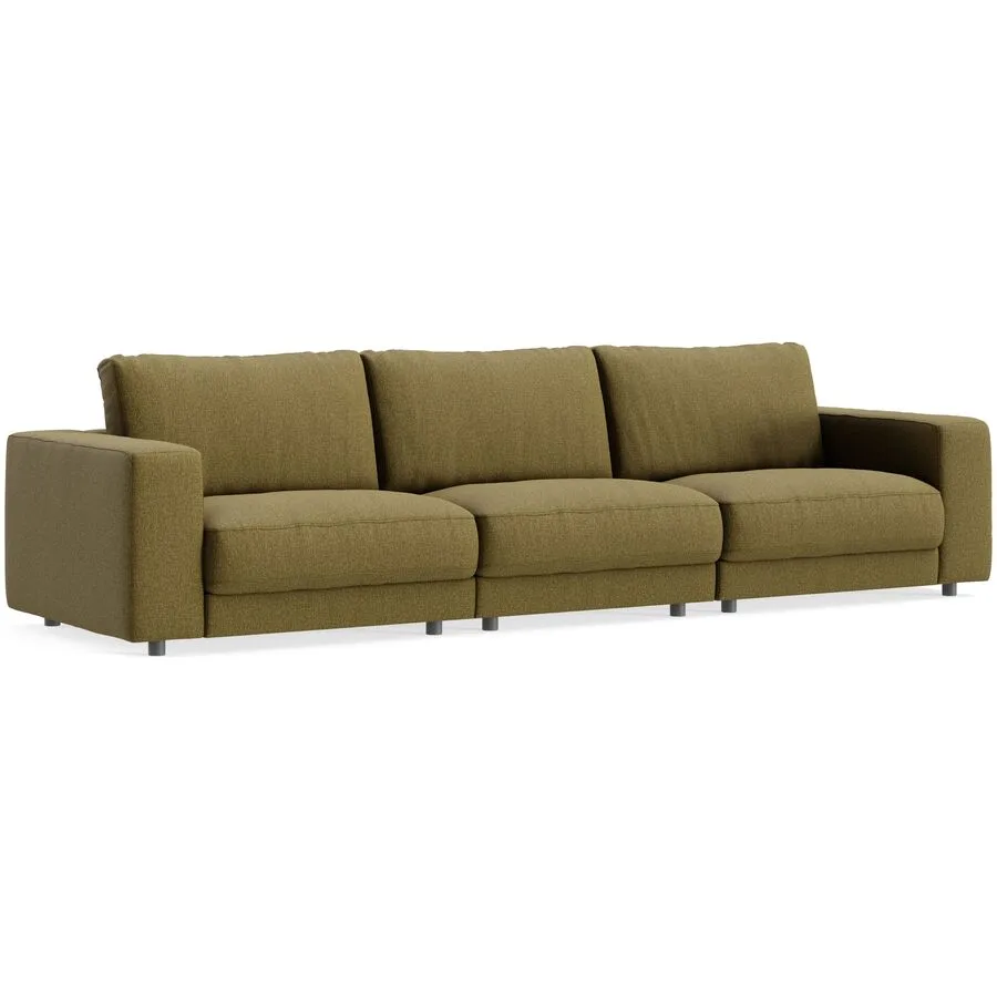 Sofa Ava Bezug: 59,7% Polyester 34,4% Polyacryl 5,9% Viskose messing B 320 T 107 cm - Möbel Konfigurator: Traummöbel individuell zusammenstellen