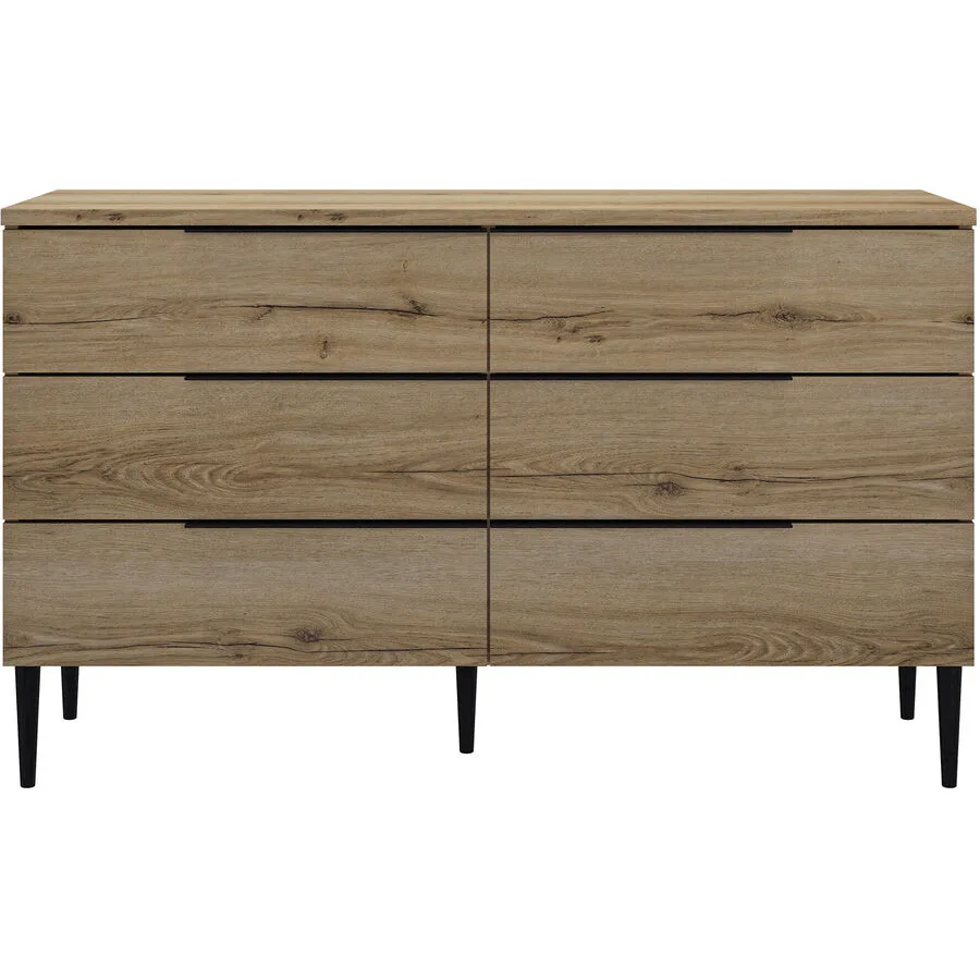Kommode Lusi Eiche Dekor Holzwerkstoff B 130 H 78 cm