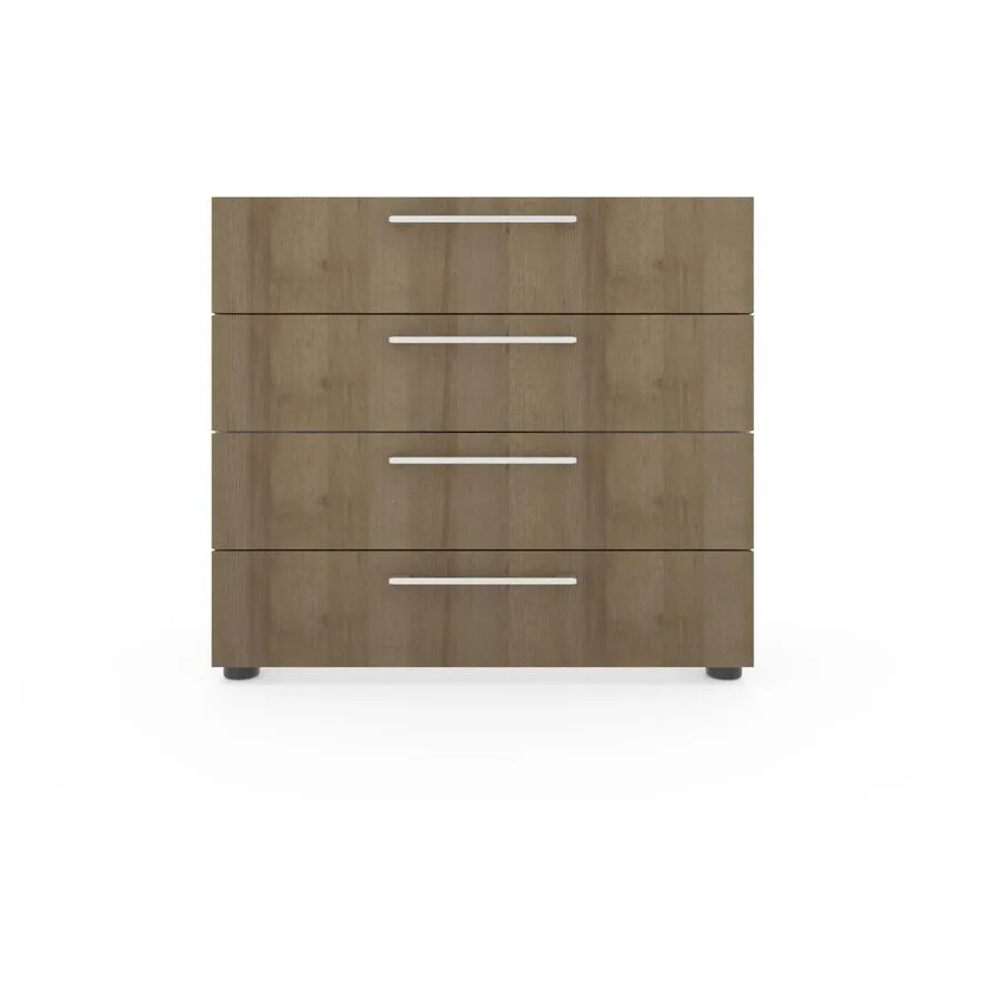 Kommode Window eiche Holzwerkstoff Massivholz B 81.2 cm H 73.1 cm