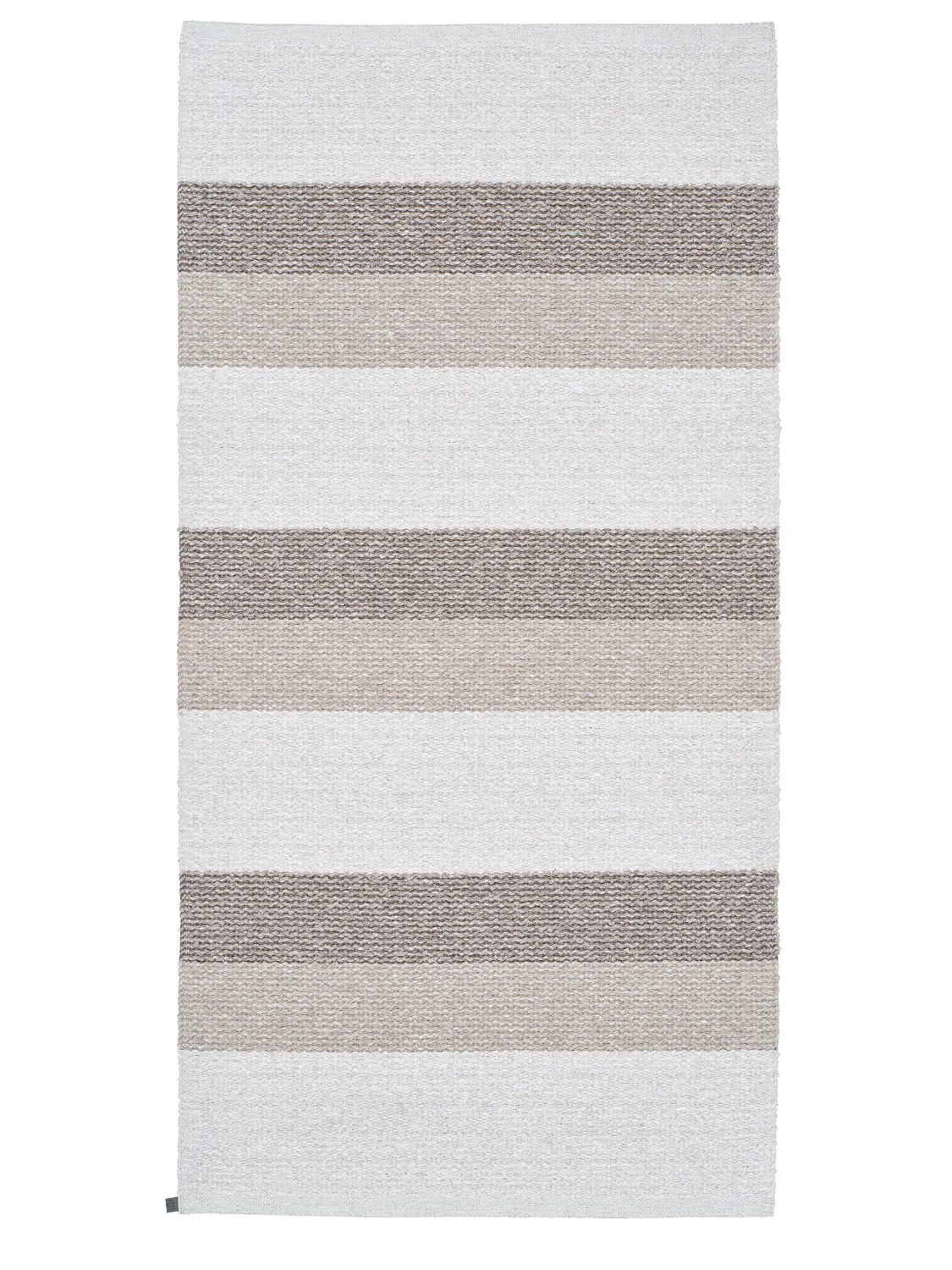 Plast- og garntepper - Horredsmattan Myra mix (sand) (Størrelse: 70 x 220 cm)