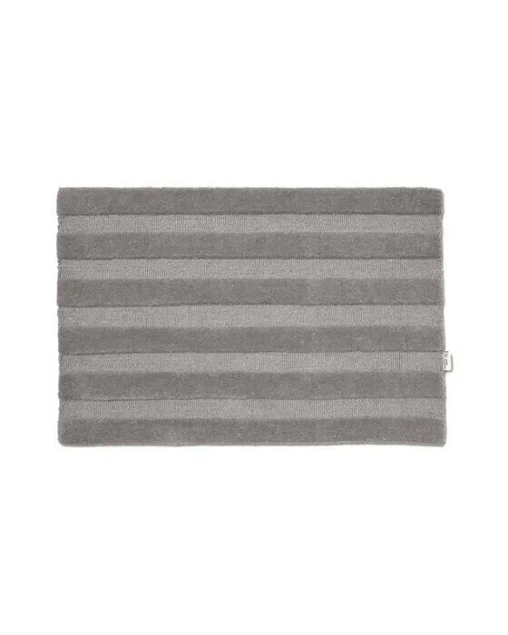 Stripe dørmåtte grå