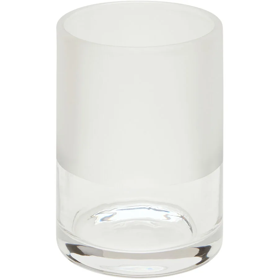 Zahnbecher Amber Transparent Glas 7 cm 10 cm
