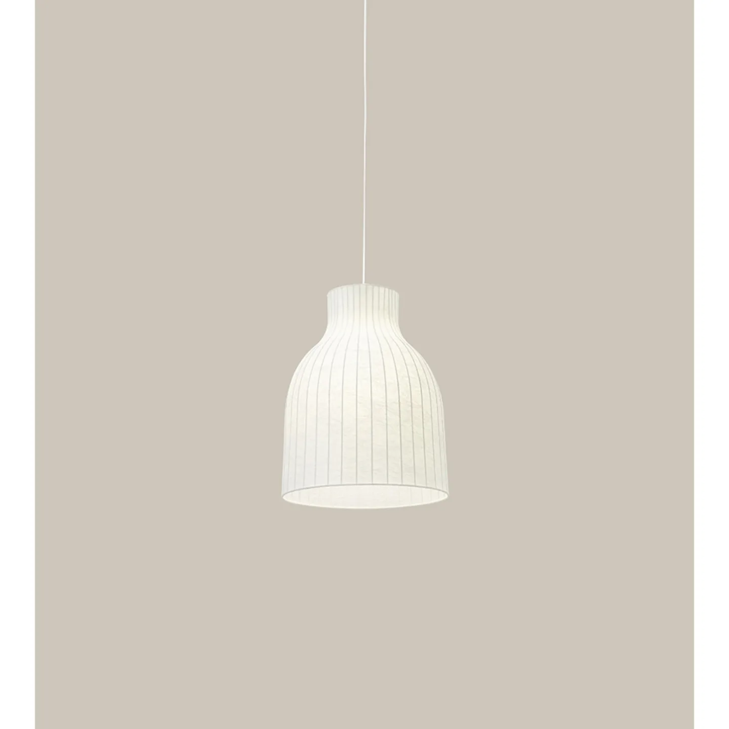 Strand Pendel Open Ø40 White - Muuto - Spisestue - Plast