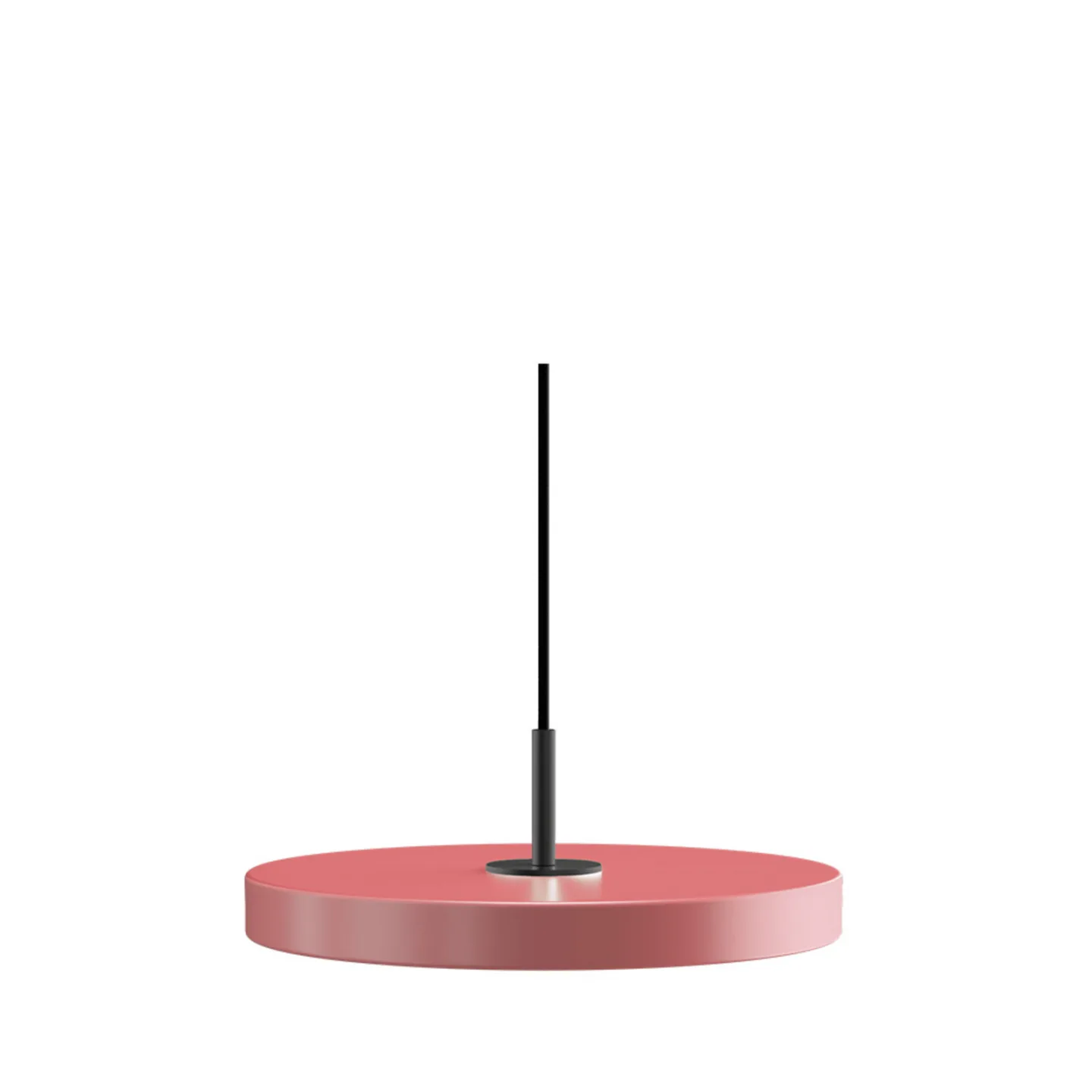 Asteria Plus hänglampa, Ø 30 cm, ljusrosa/svart - UMAGE - Vardagsrum - Metall