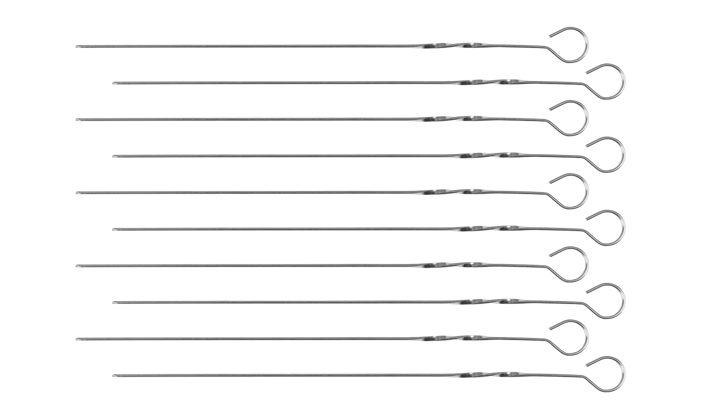 Flache Grillspieße „Paddle Skewers” - 10 Stk. mit Hülle