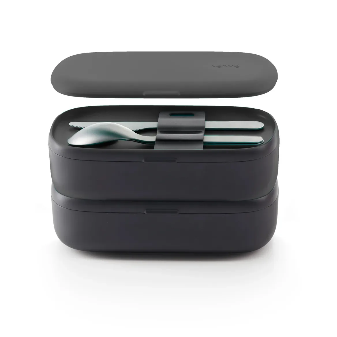 Lékué Lékué To Go Lunchbox 5-teilig Schwarz