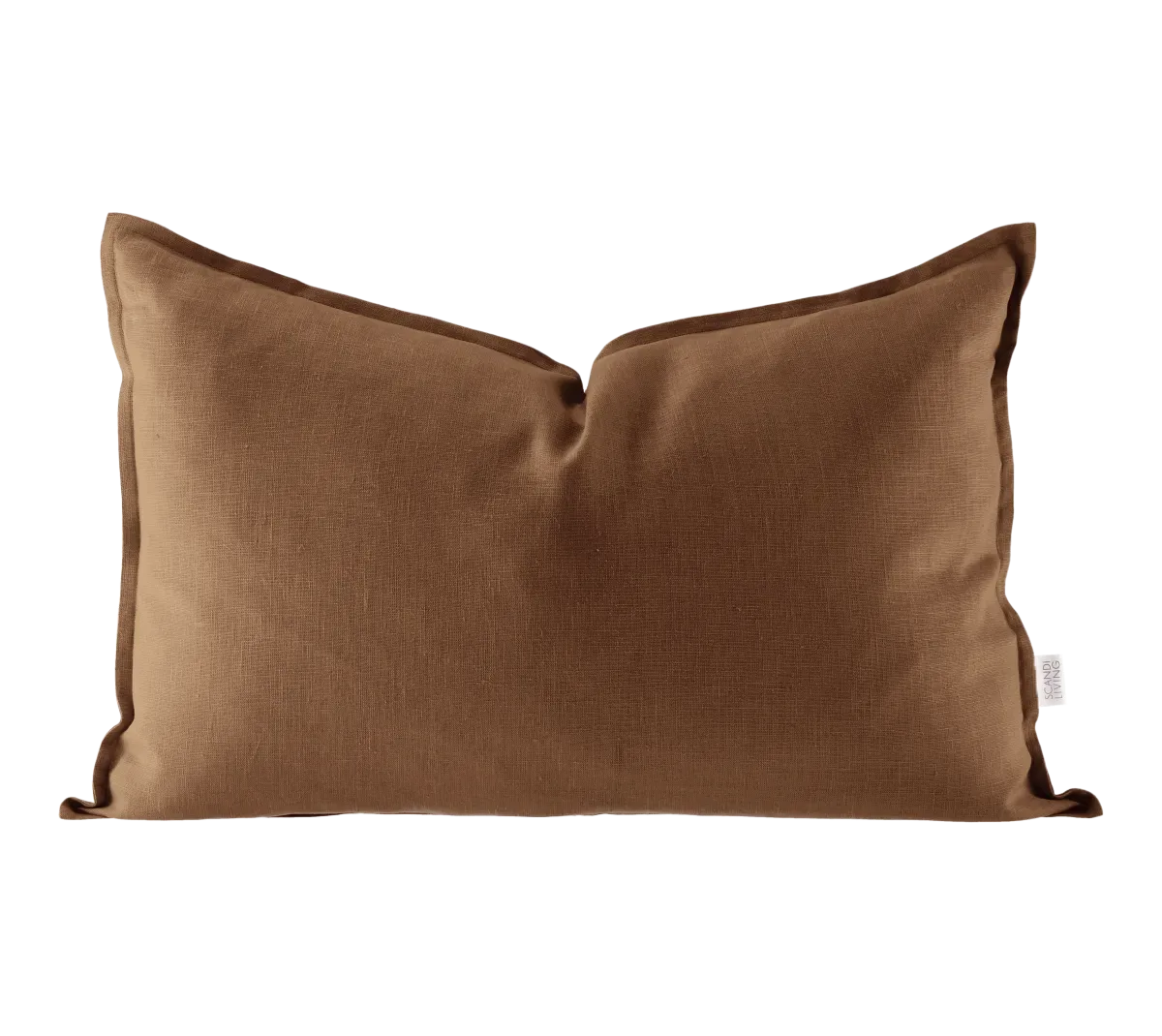 Scandi Living Calm Kissenbezug aus Leinen 40 x 60 cm Almond Brown