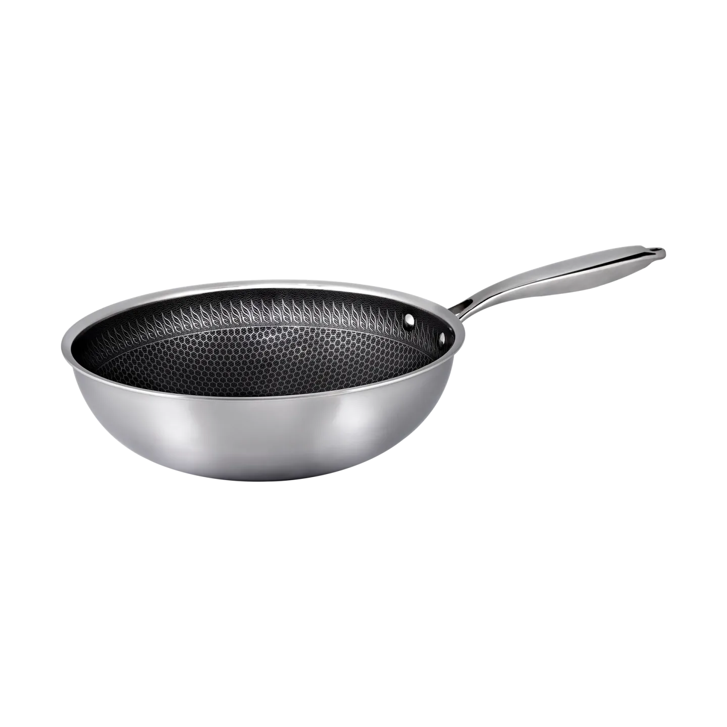 Hâws Hâws Santo Hybrid Coating Wokpfanne 28 cm Edelstahl