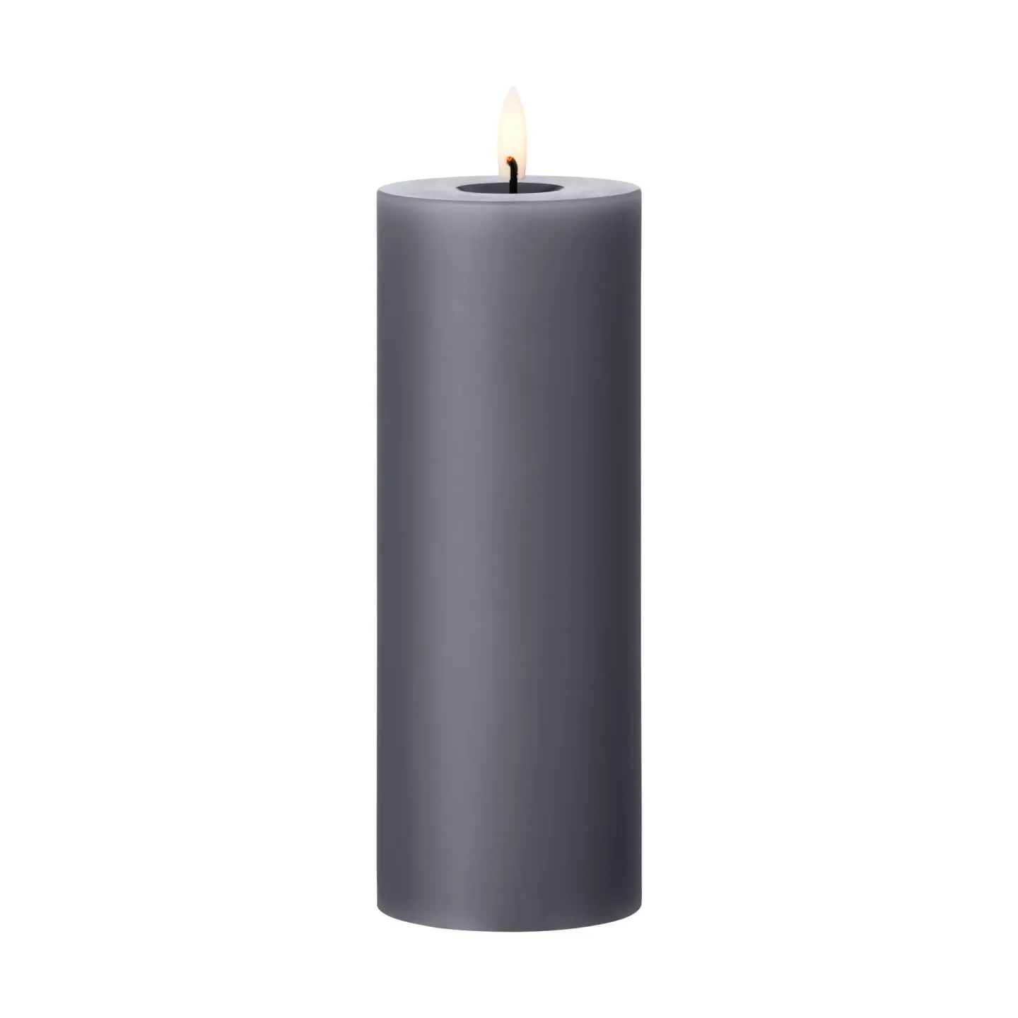 ester & erik ester & erik Blockkerze LED 74 Dark Slate, 20cm