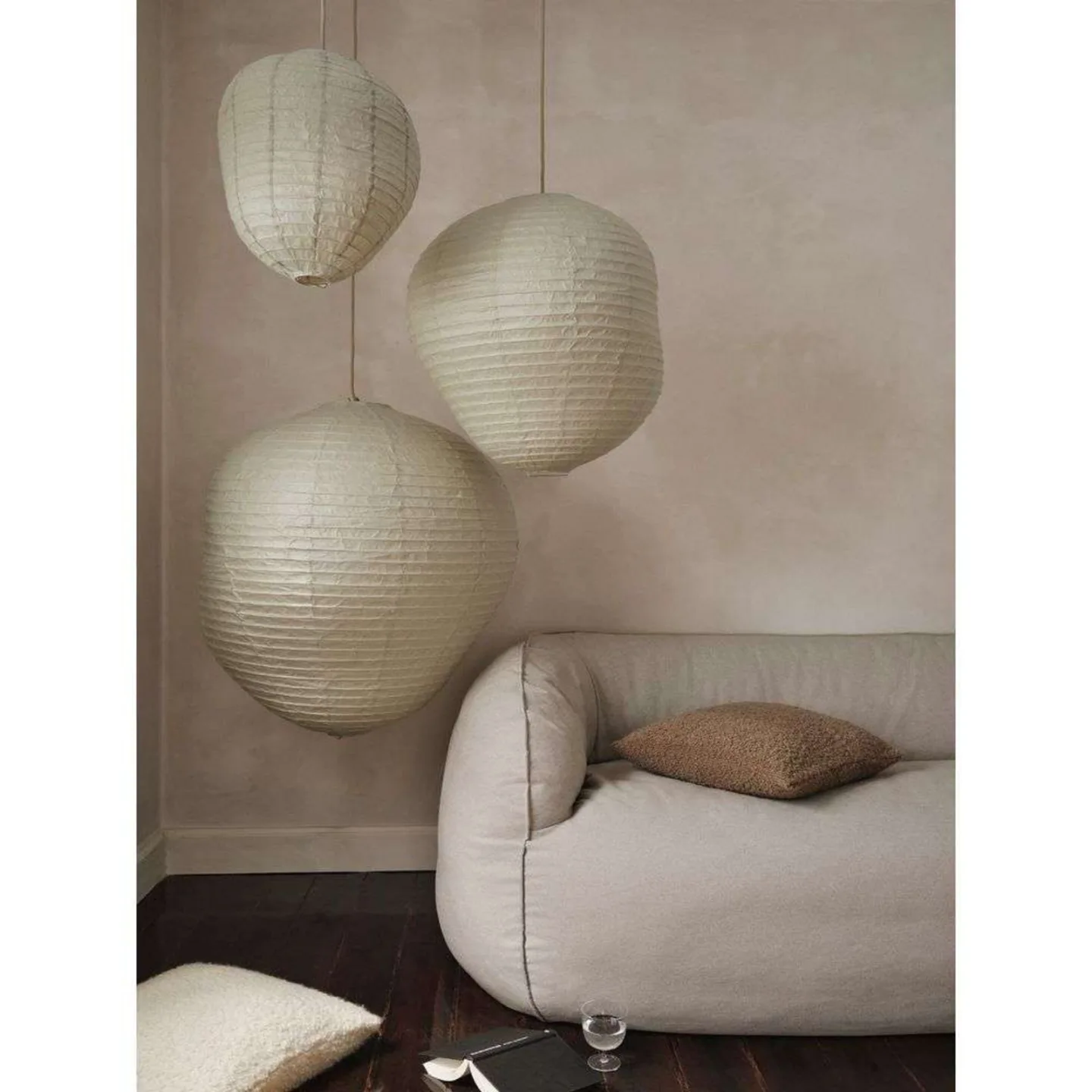 Kurbis Skærm 80 Dark Sage - Ferm Living - Stue - Papir / karton