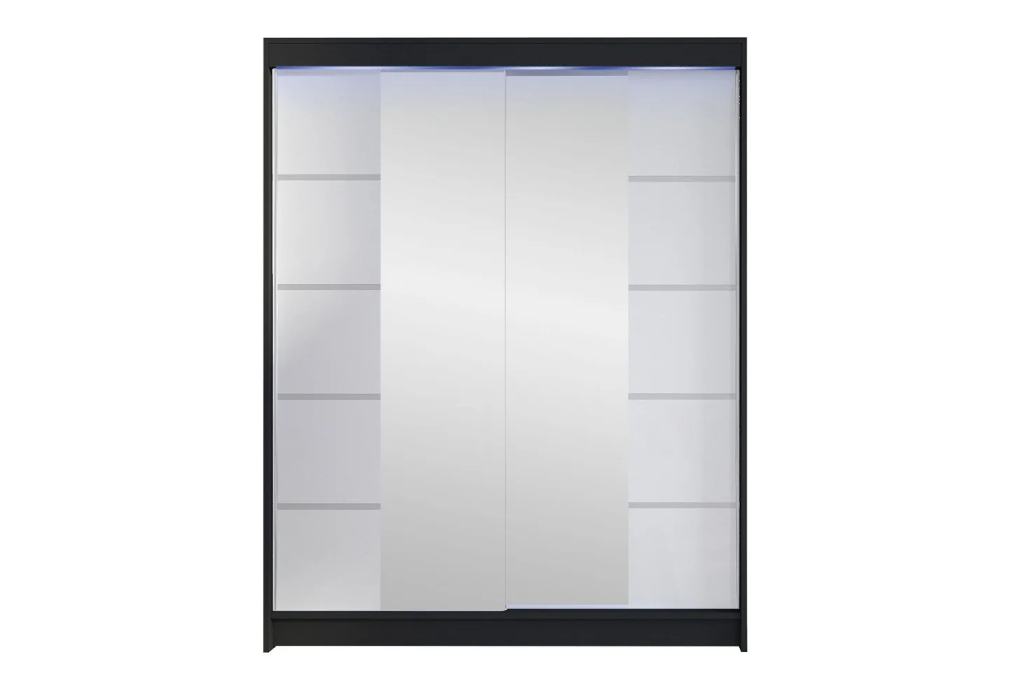 Pickering Garderob m. Spegel 150x200 cm - Brun