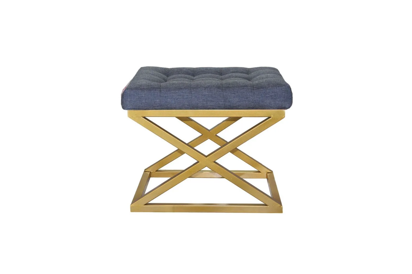 Gillie Sittpuff 40 cm - Guld/Blå