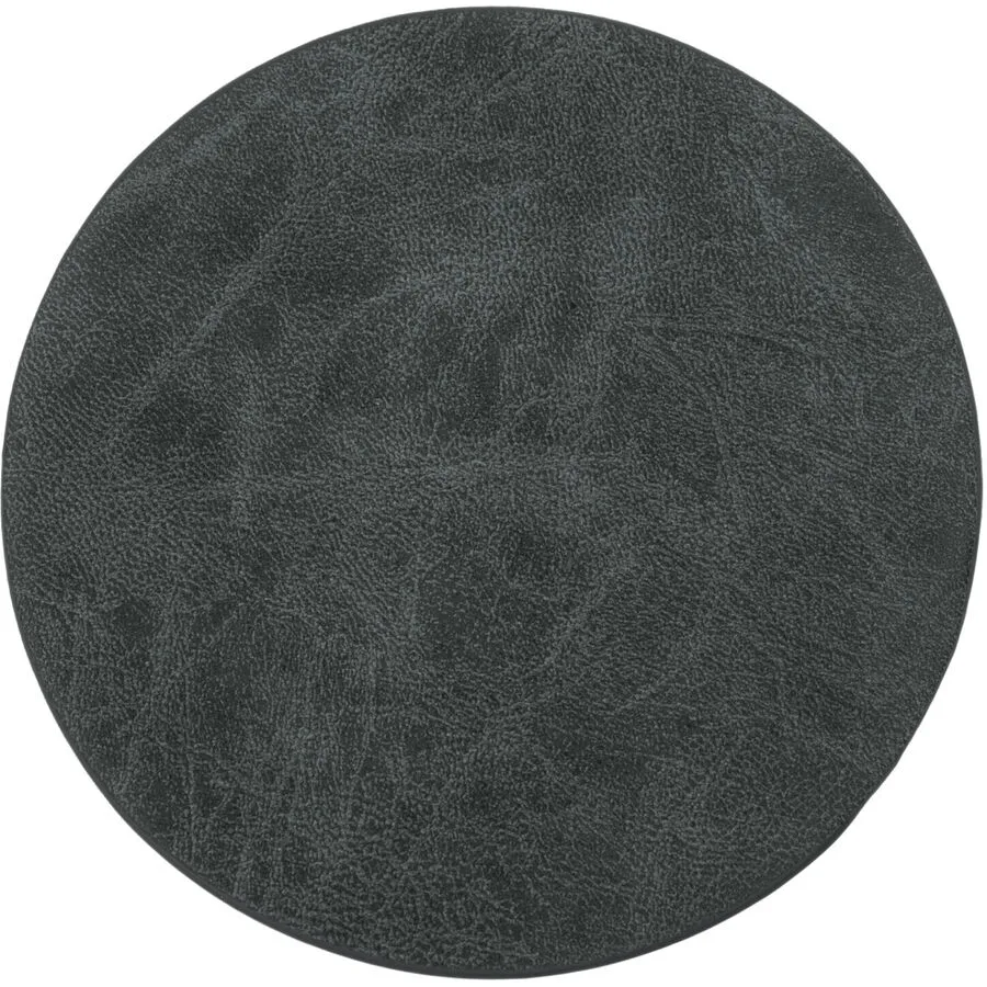 ZICZAC Untersetzer Truman Schwarz Kunstleder 9.5 cm