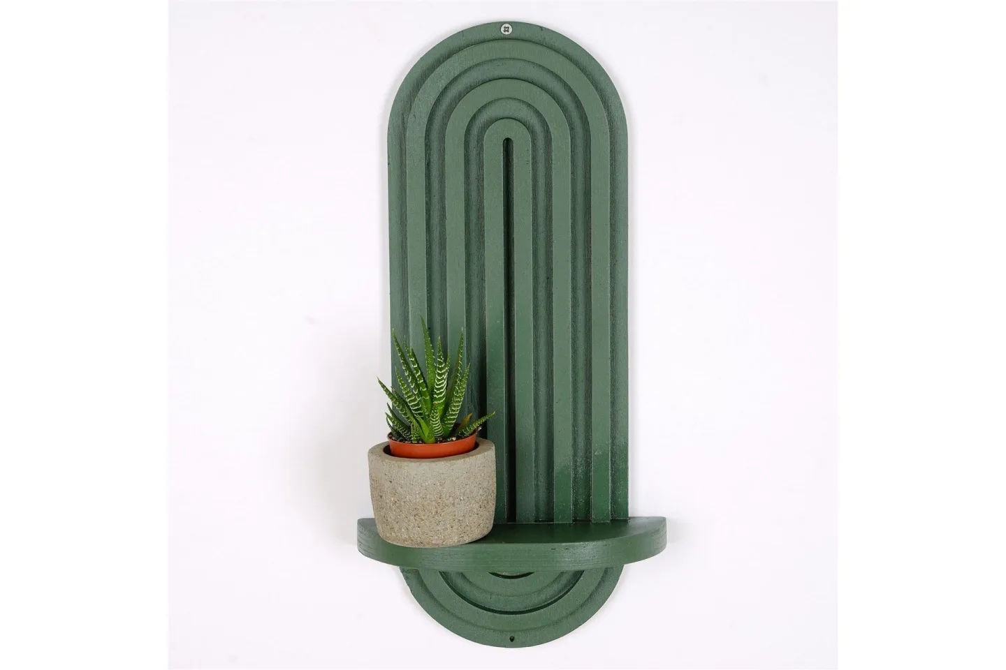 Nagaji Vägghylla 40 cm - Green
