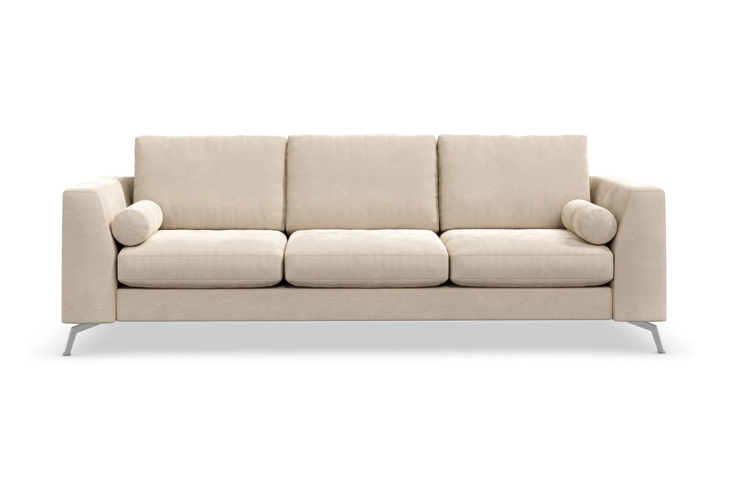 Ocean Lyx 3-sits Sammetssoffa - Beige